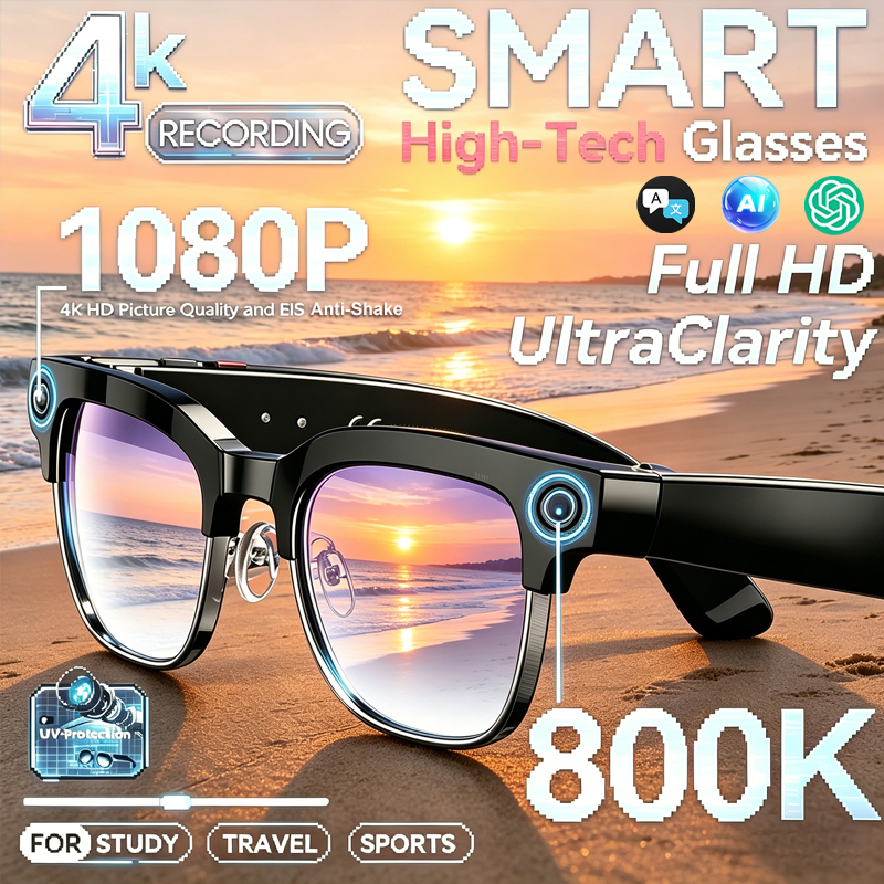 Audio Music Video - Smart Camera Glasses Photo and Audio