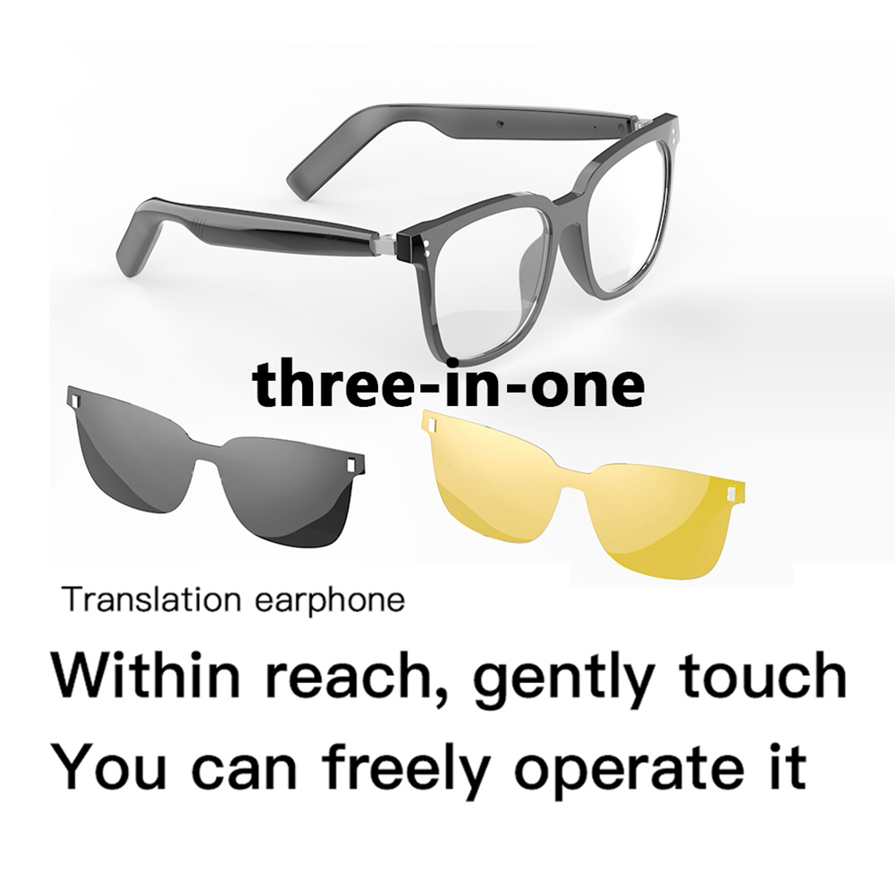 Music Audio Pro - Intelligent Translator Glasses BT 5.4 Call