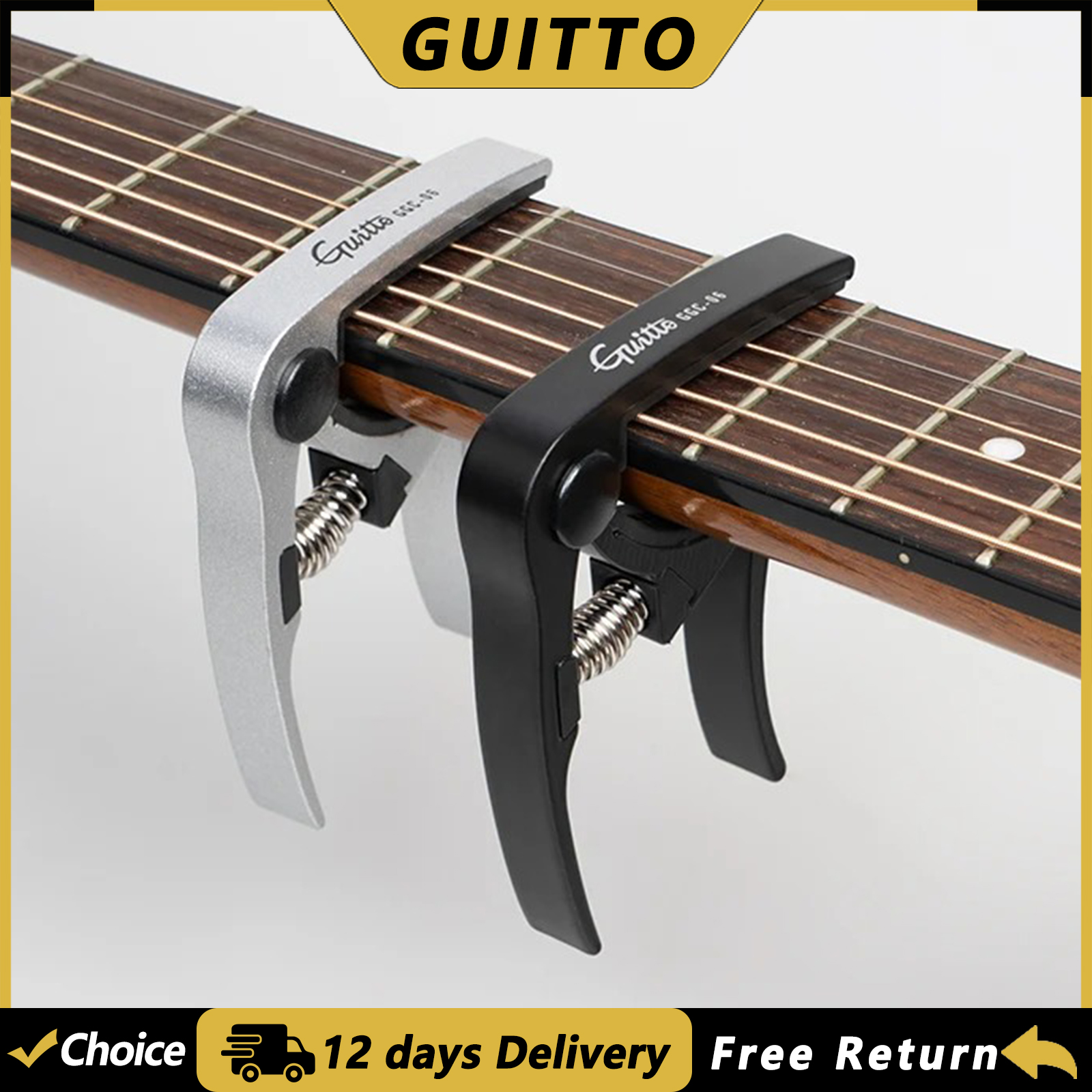 Guitar Capo Clip - GUITTO GGC-06 Aluminum Alloy Guitar Capo