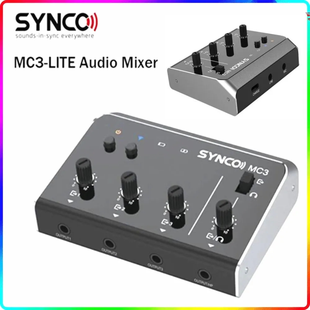 Synco MC3 Lite Audio Mixer 4 C - Audio Music Video ulasan dan harga