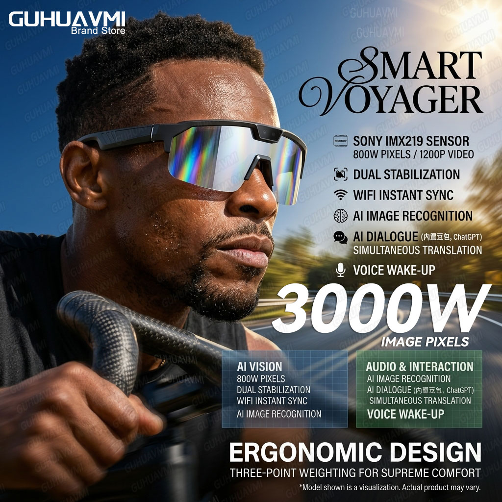 Photochromic Smart Glasses 120 - Audio Music Video ulasan dan harga