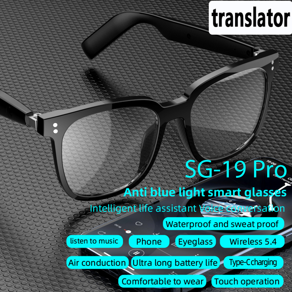Intelligent Translator Glasses - Music Audio Pro ulasan dan harga