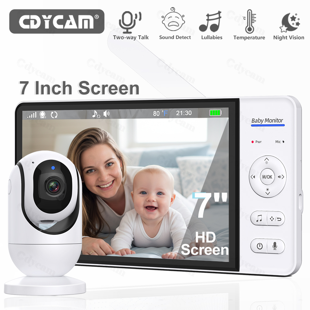 7.0'' Video Baby Monitor 720P  - Audio Music Video ulasan dan harga