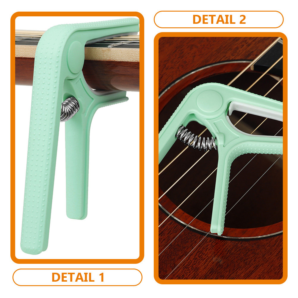 Guitar Capo Sturdy Plastic Sil - Guitar Capo Clip ulasan dan harga