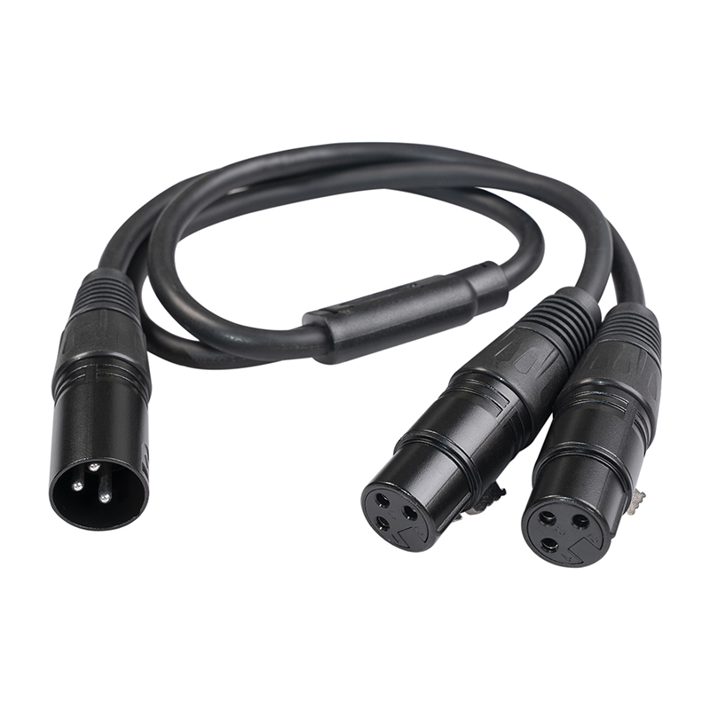 50cm XLR Splitter Cable Male t - Cable Xlr Balanced ulasan dan harga