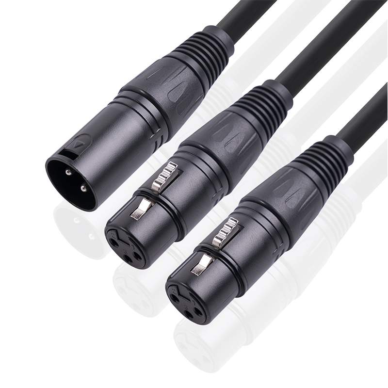 50cm XLR Splitter Cable Male t - Cable Xlr Balanced ulasan dan harga
