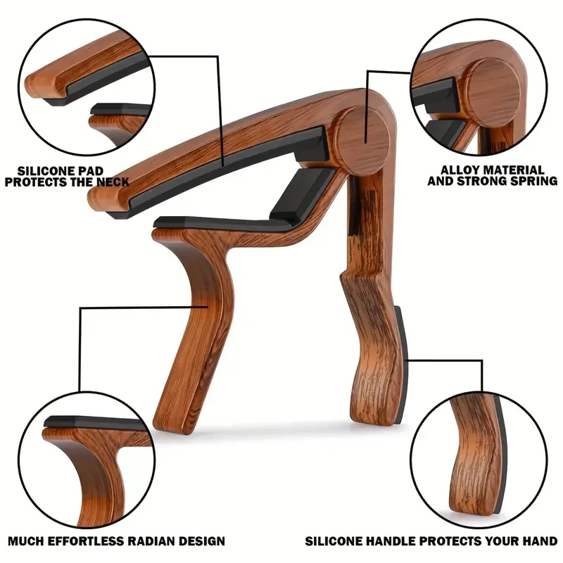 High-Quality Zinc Alloy Guitar - Guitar Capo Clip ulasan dan harga