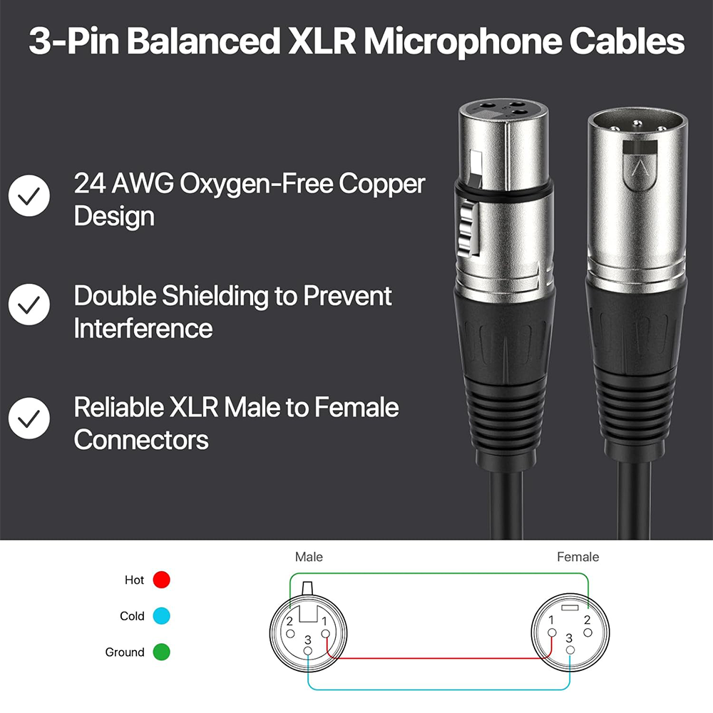 High quality XLR Cable Male to - Cable Xlr Balanced ulasan dan harga