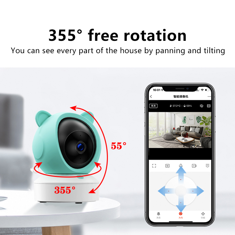 Danmini 1080P Baby Monitor Mob - Audio Music Video ulasan dan harga