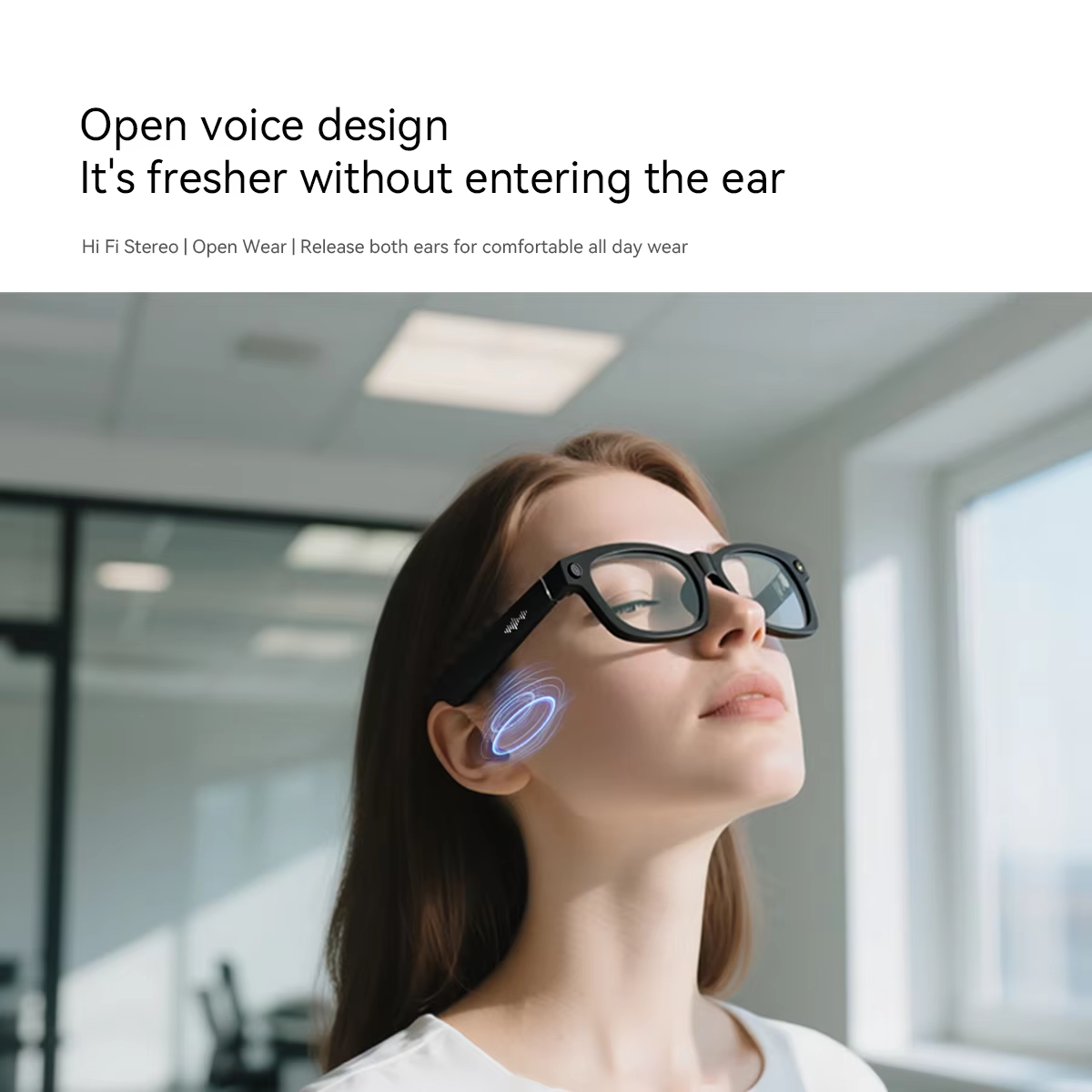 2026 New AI Smart Glasses with - Audio Music Video ulasan dan harga