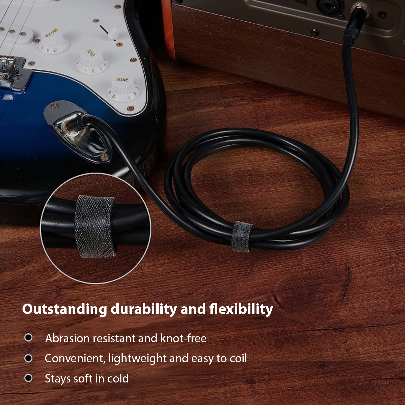 Guitar Cable 6.35mm Mono Sound - Guitar Capo Clip ulasan dan harga