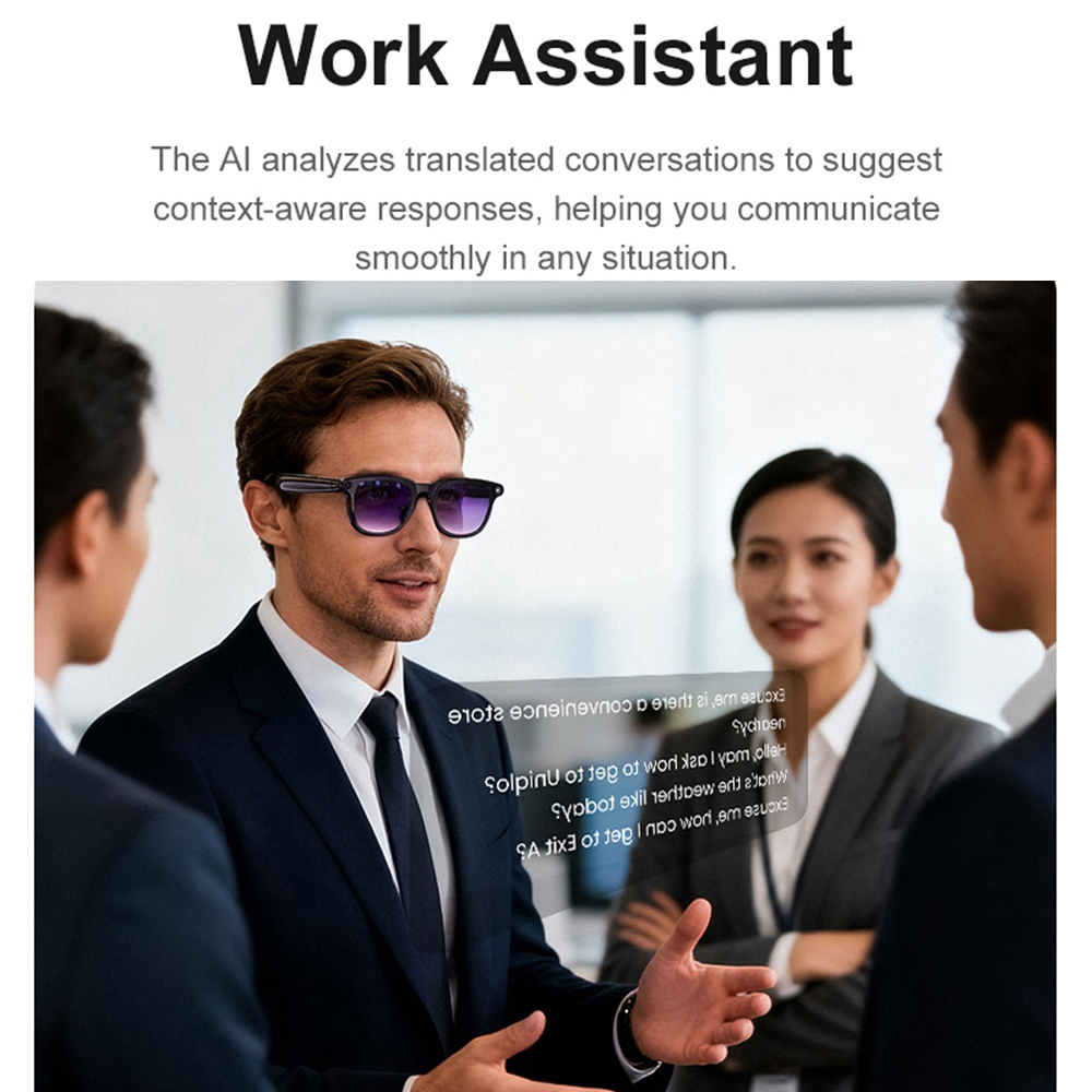 Smart Glasses AI Assistant Rea - Audio Music Video ulasan dan harga