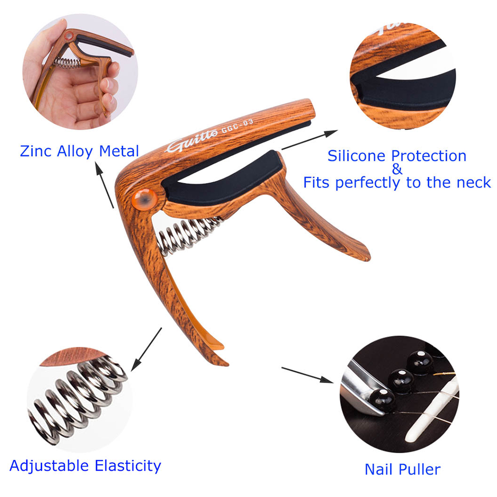 JOYO Guitto Series GGC-03 Guit - Guitar Capo Clip ulasan dan harga