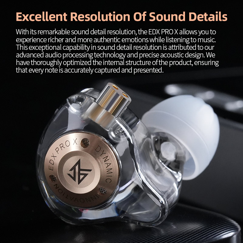 KZ EDX PRO X Dynamic Drive Ear - Music Audio Pro ulasan dan harga
