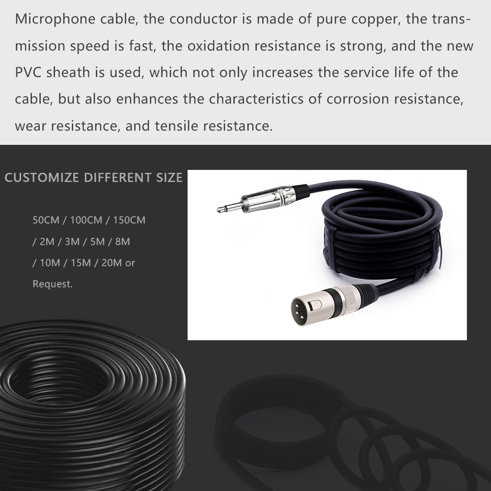 3.5mm Mono Jack Male to XLR Ma - Cable Xlr Balanced ulasan dan harga
