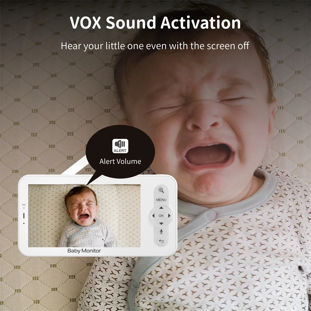 Babystar 5 Inch Wifi Baby Moni - Audio Music Video ulasan dan harga