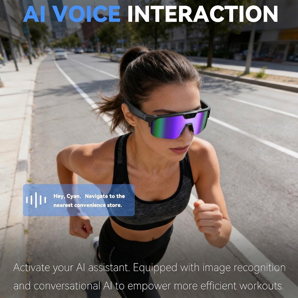 2026New AI Smart Glasses 1200P - Audio Music Video ulasan dan harga