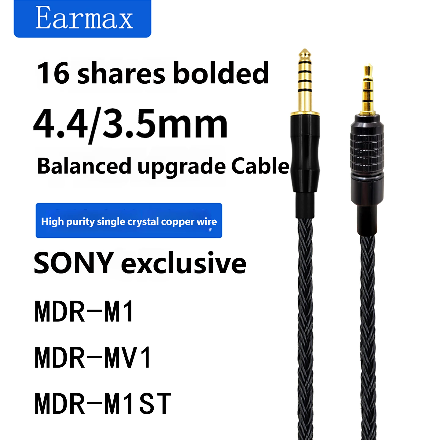 For SONY MDR-M1 MV1 M1ST 4.4mm - Cable Xlr Balanced ulasan dan harga