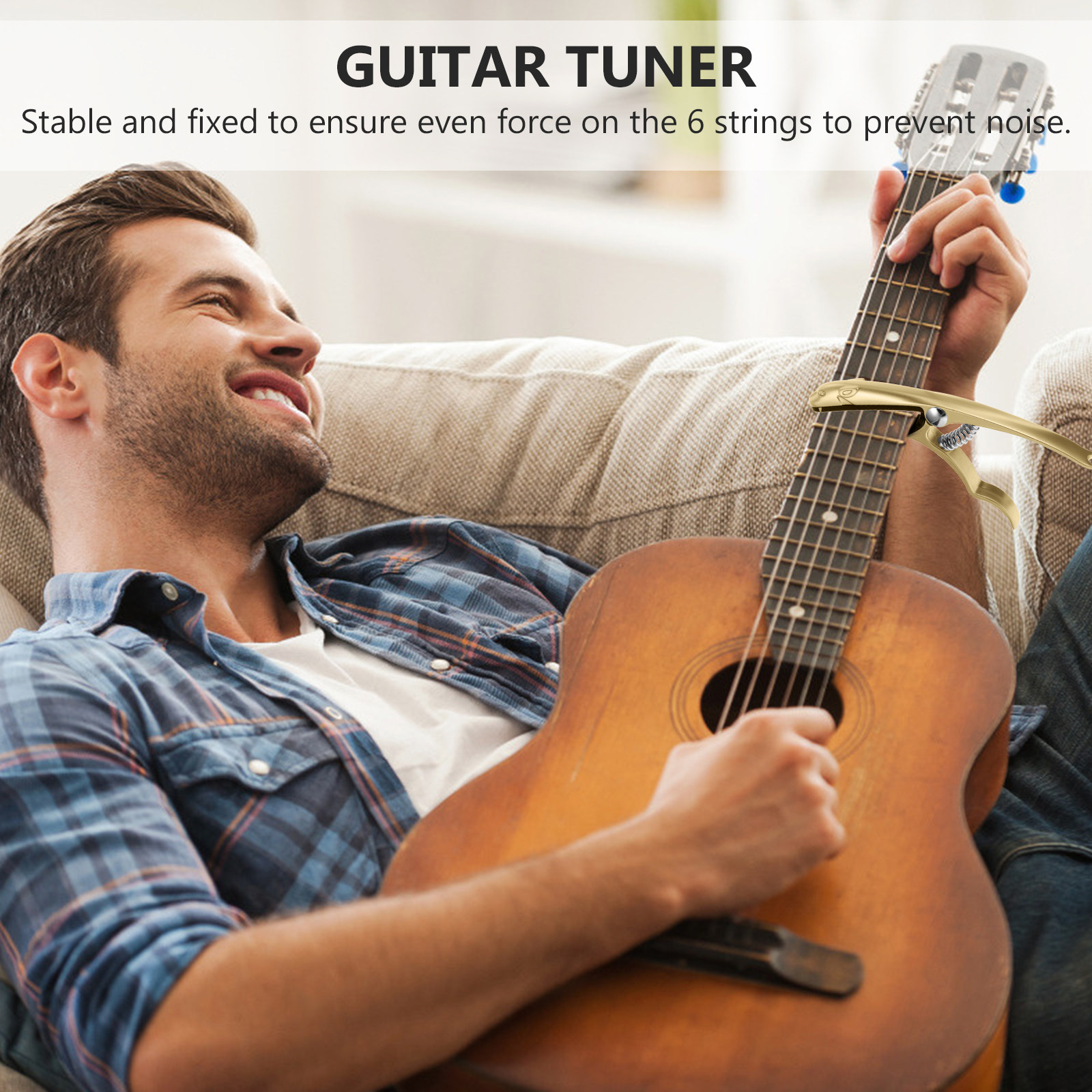 1Pcs Guitar Capo Zinc Alloy Me - Guitar Capo Clip ulasan dan harga