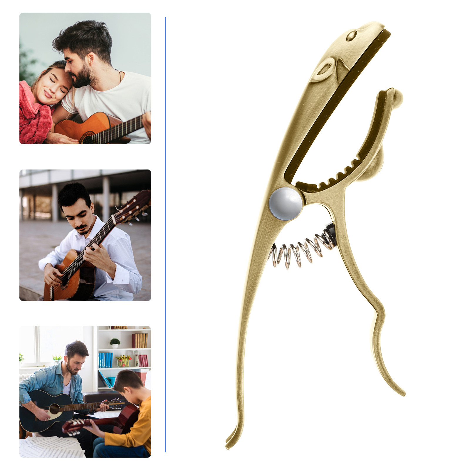 1Pcs Guitar Capo Zinc Alloy Me - Guitar Capo Clip ulasan dan harga