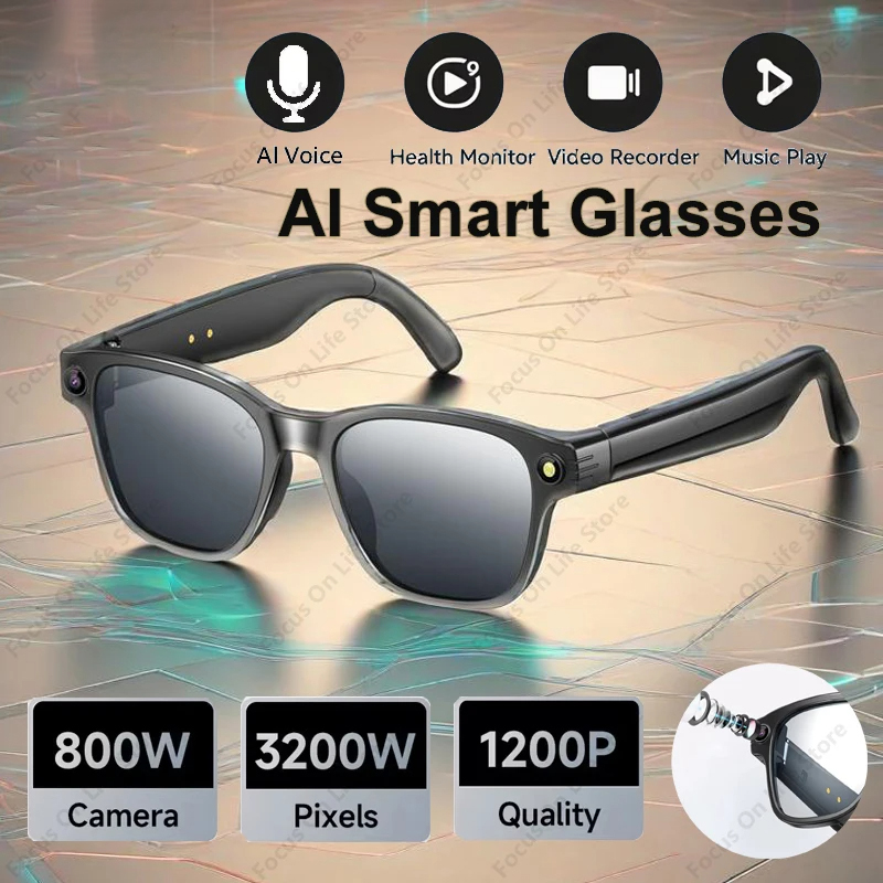 AI Smart Glasses 8 Million Cam - Audio Music Video ulasan dan harga