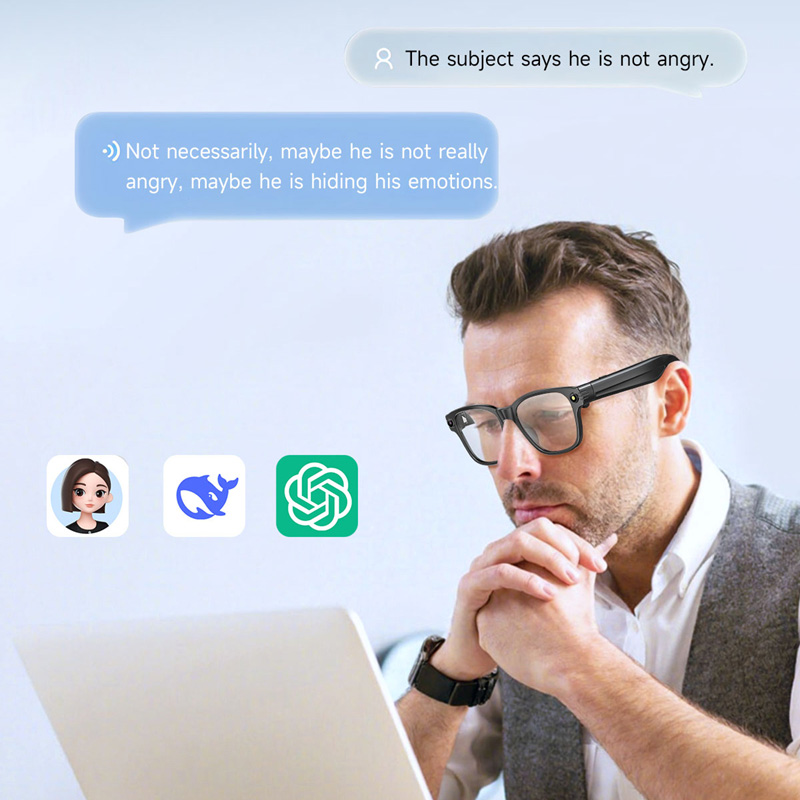 AI Smart Glasses 8 Million Cam - Audio Music Video ulasan dan harga