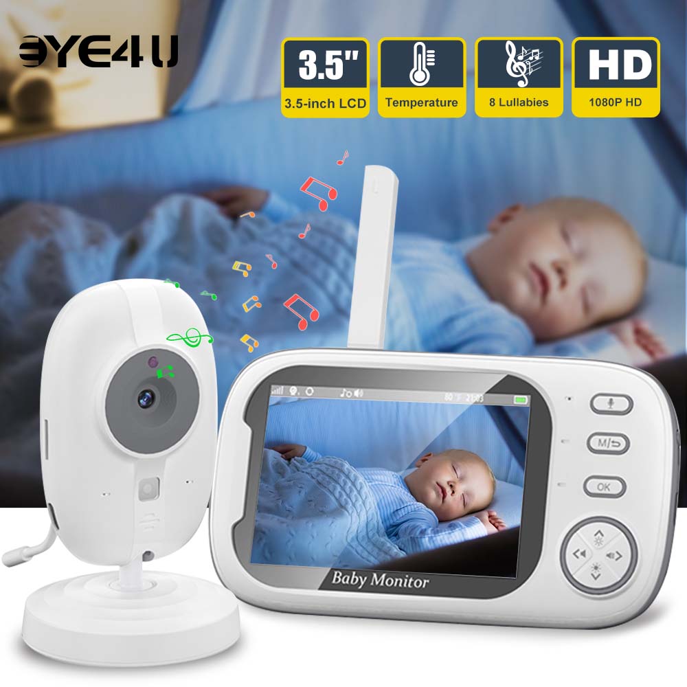 3.5'' Video Baby Monitor 2.4G  - Audio Music Video ulasan dan harga