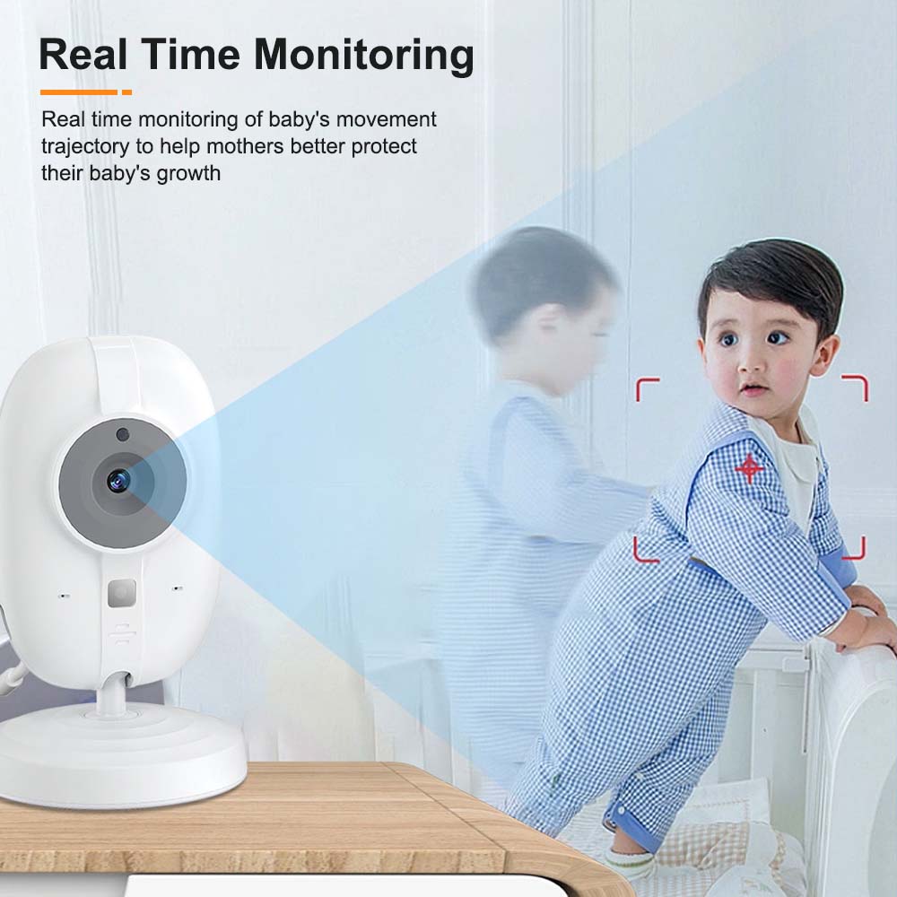 3.5'' Video Baby Monitor 2.4G  - Audio Music Video ulasan dan harga