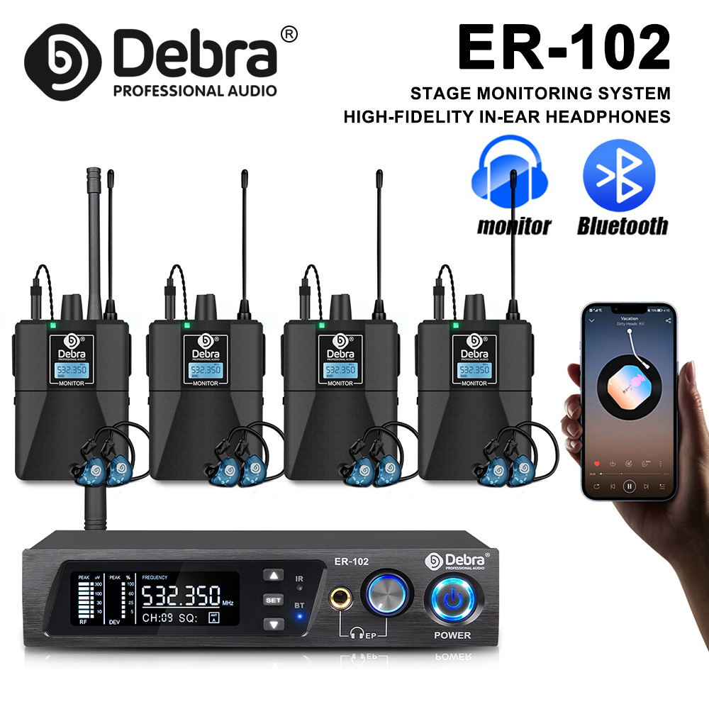 Debra ER-102 UHF IEM In Ear St - In Ear Monitor Iem ulasan dan harga